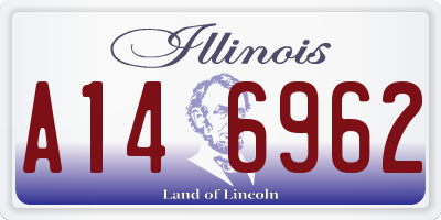 IL license plate A146962