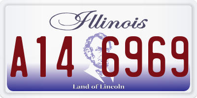 IL license plate A146969