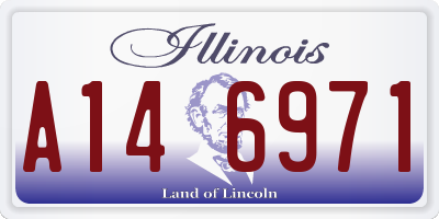IL license plate A146971