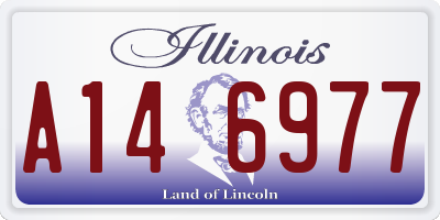 IL license plate A146977