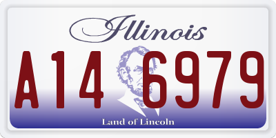IL license plate A146979
