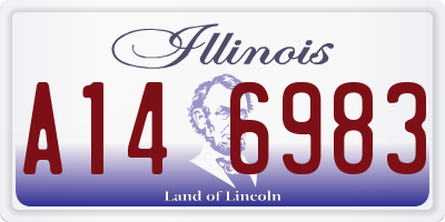 IL license plate A146983