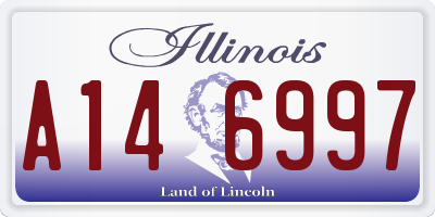 IL license plate A146997