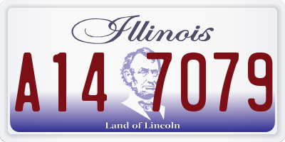 IL license plate A147079