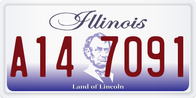 IL license plate A147091