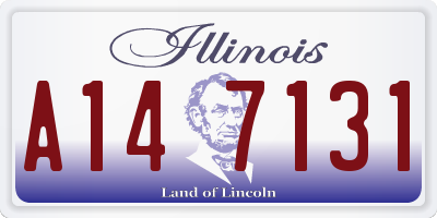 IL license plate A147131