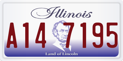 IL license plate A147195