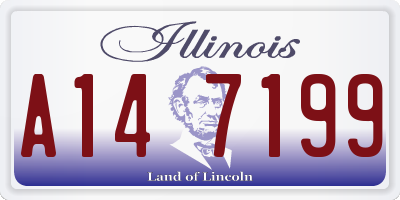 IL license plate A147199