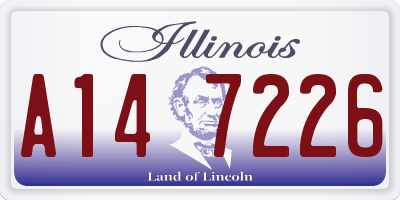 IL license plate A147226