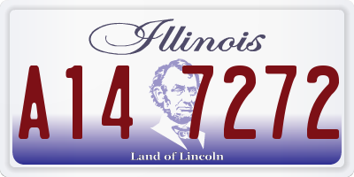 IL license plate A147272