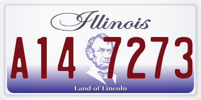 IL license plate A147273