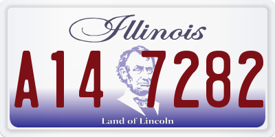 IL license plate A147282
