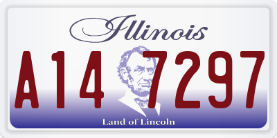 IL license plate A147297