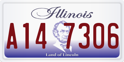 IL license plate A147306