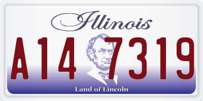 IL license plate A147319