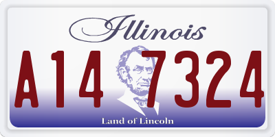IL license plate A147324
