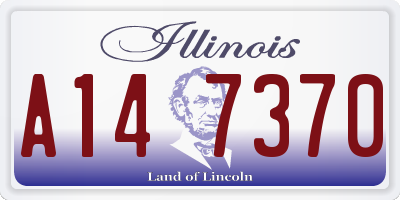 IL license plate A147370