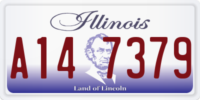 IL license plate A147379