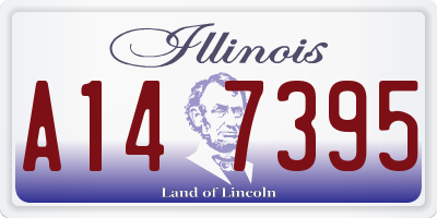 IL license plate A147395