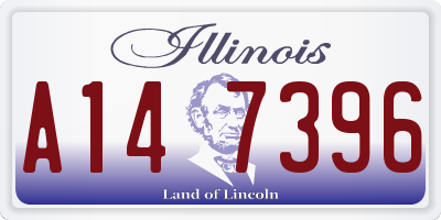 IL license plate A147396