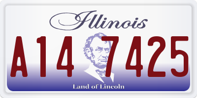 IL license plate A147425