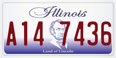 IL license plate A147436