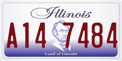 IL license plate A147484