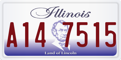 IL license plate A147515