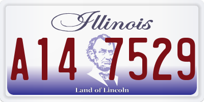 IL license plate A147529