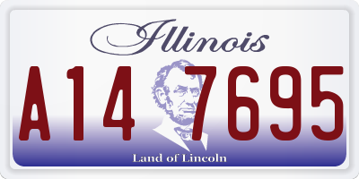 IL license plate A147695