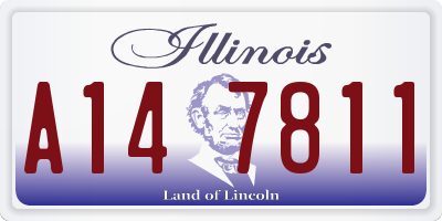 IL license plate A147811