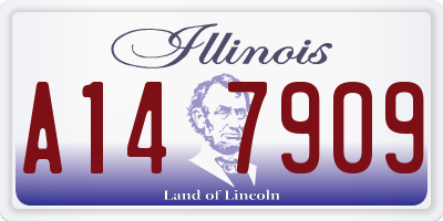 IL license plate A147909