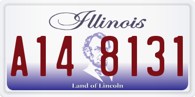 IL license plate A148131