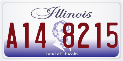 IL license plate A148215
