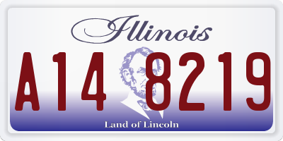 IL license plate A148219
