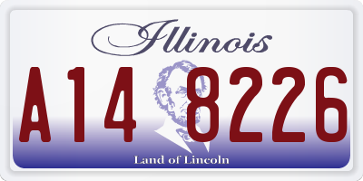 IL license plate A148226