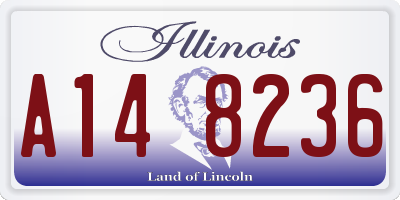 IL license plate A148236