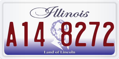 IL license plate A148272