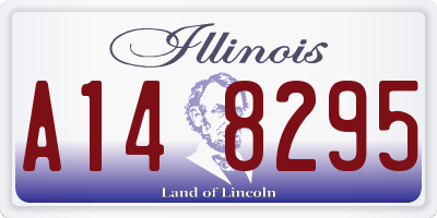 IL license plate A148295