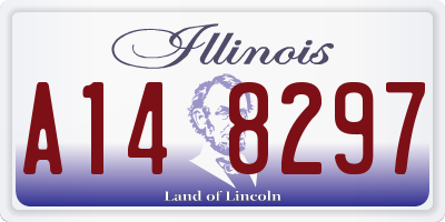 IL license plate A148297