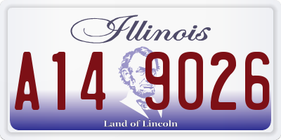 IL license plate A149026