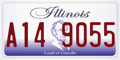 IL license plate A149055