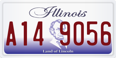 IL license plate A149056