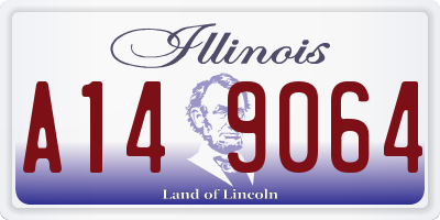 IL license plate A149064