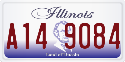 IL license plate A149084