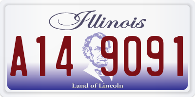 IL license plate A149091