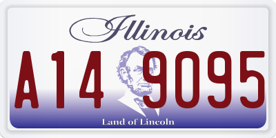 IL license plate A149095