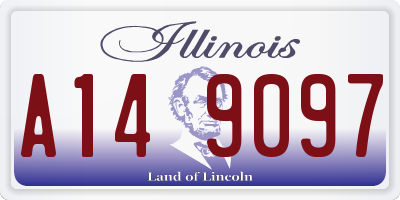 IL license plate A149097