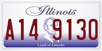 IL license plate A149130