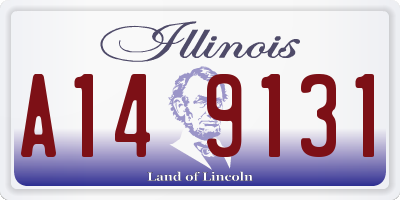 IL license plate A149131